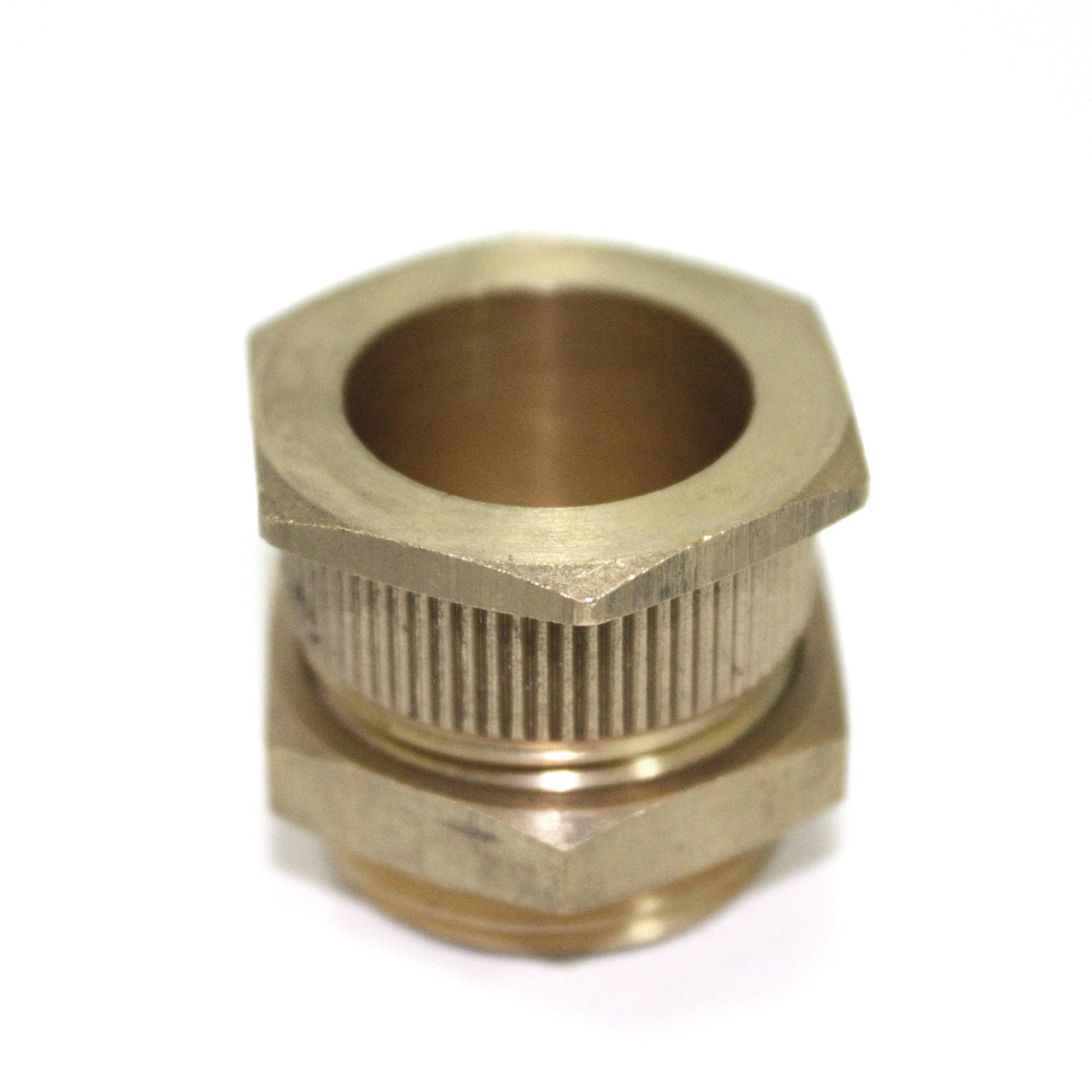 Brass cockpit drain plug assembly