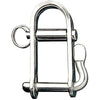 Clew shackle