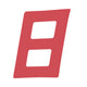Red digital '8'- ILCA 6 & 7 sails